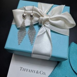 Authentic Tiffany & Co. Mini Mesh Earrings